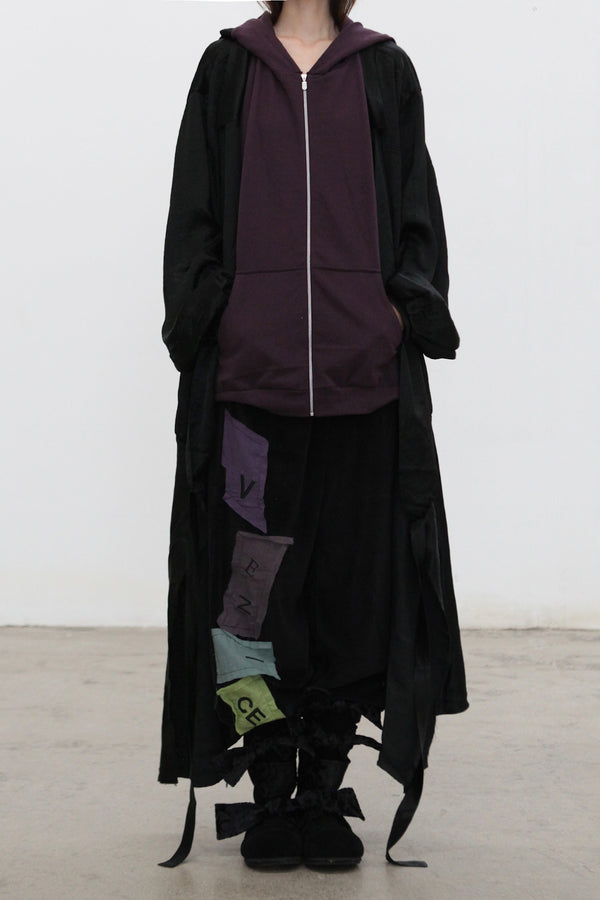 VeniceW 25 Autumn/Winter Leafie Hoodie VCW-HD2-Black/Plum